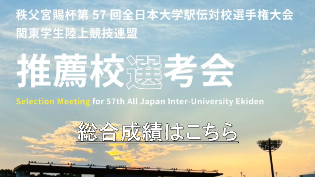 全日予選　総合成績